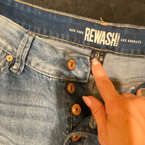 Rewash denim shorts size 11 - Picture 2 of 2
